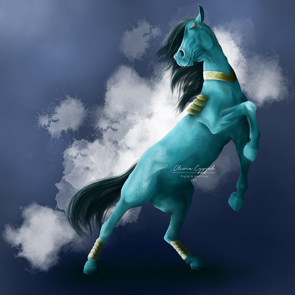 War Blue Horse