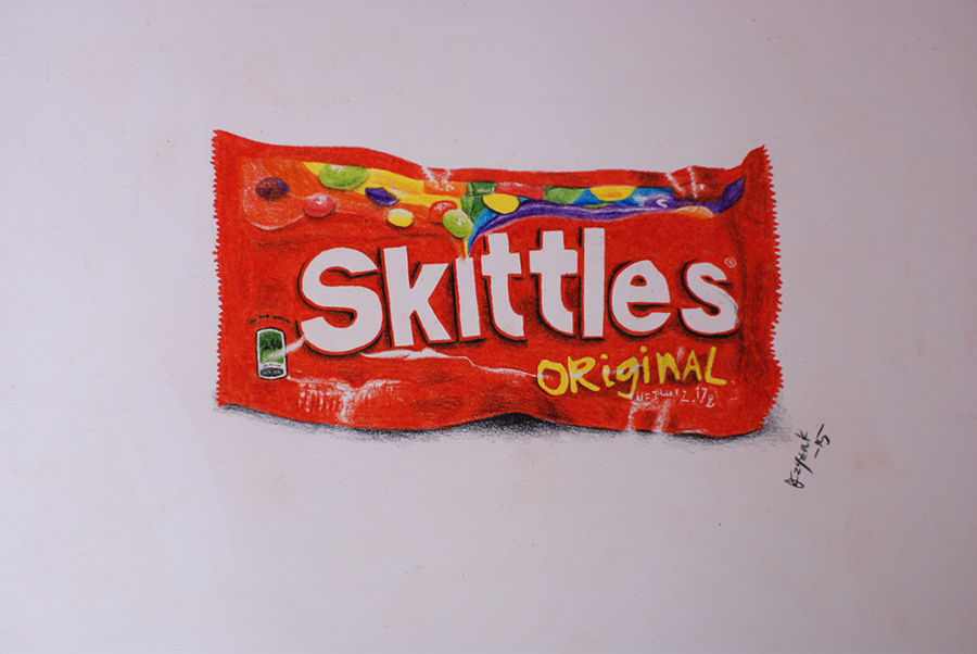 Rysunek Skittles'ów