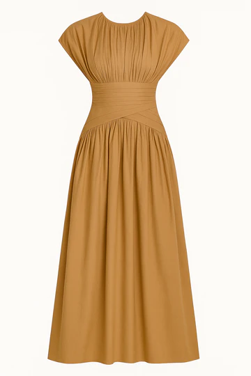 ST. MODE tan junia gown