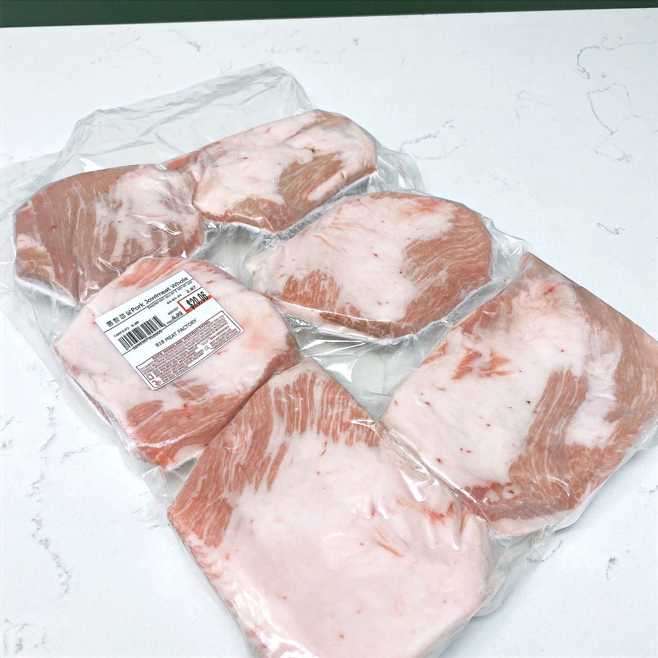 Pork Jowlmeat Whole 통 항정살❄