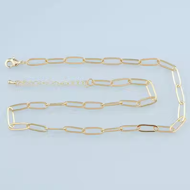 Thumbnail: 18k Oval Chain Necklace 