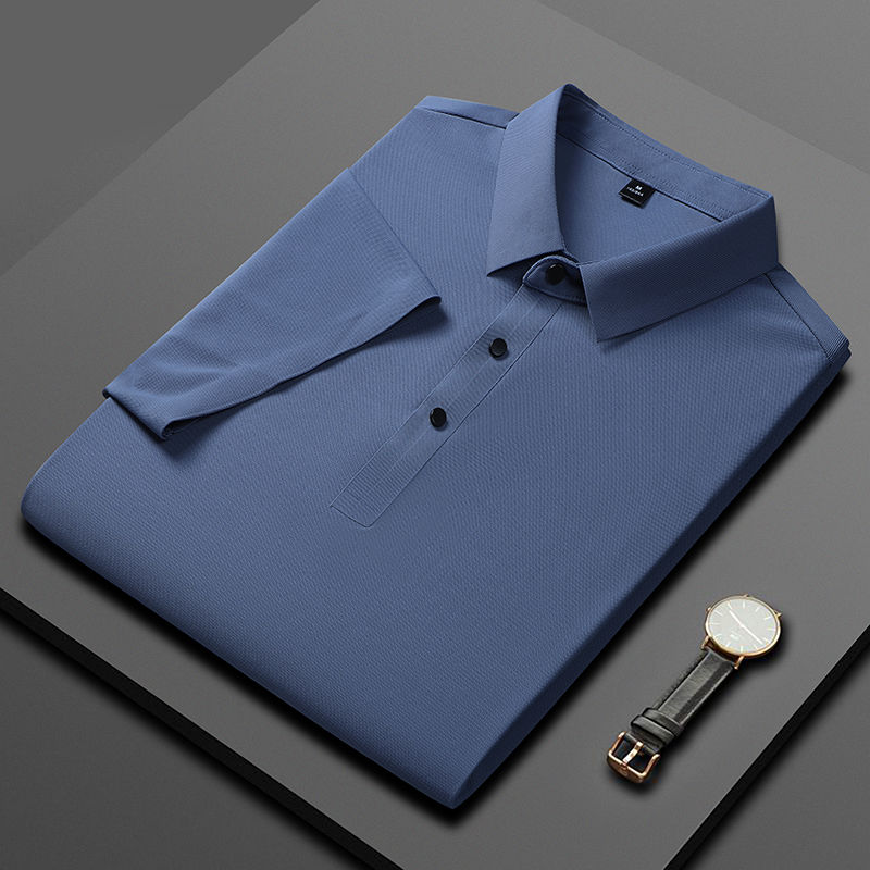 Thumbnail: Camisa Polo Masculina de Seda Lisa