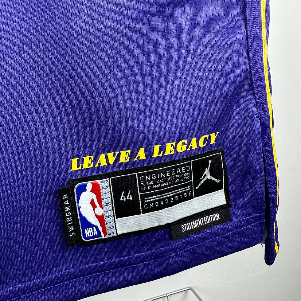 תמונה ממוזערת: NBA Jersey - גופיית לוס אנג׳לס לייקרס סגולה