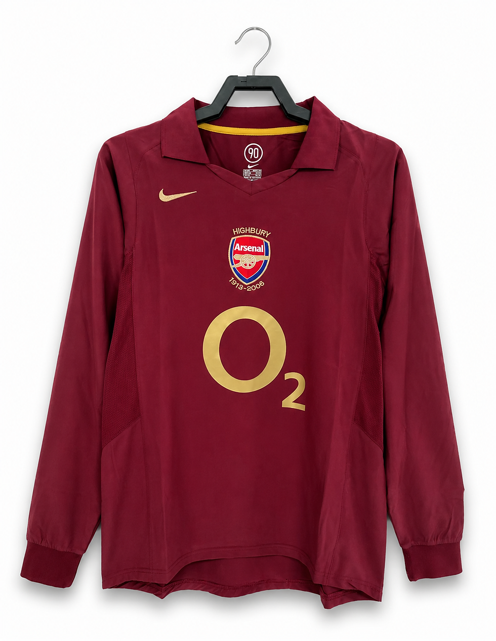 תמונה ממוזערת: חולצת רטרו ארסנל 2005/2006 שרוול ארוך/קצר | נוער + בוגרים
