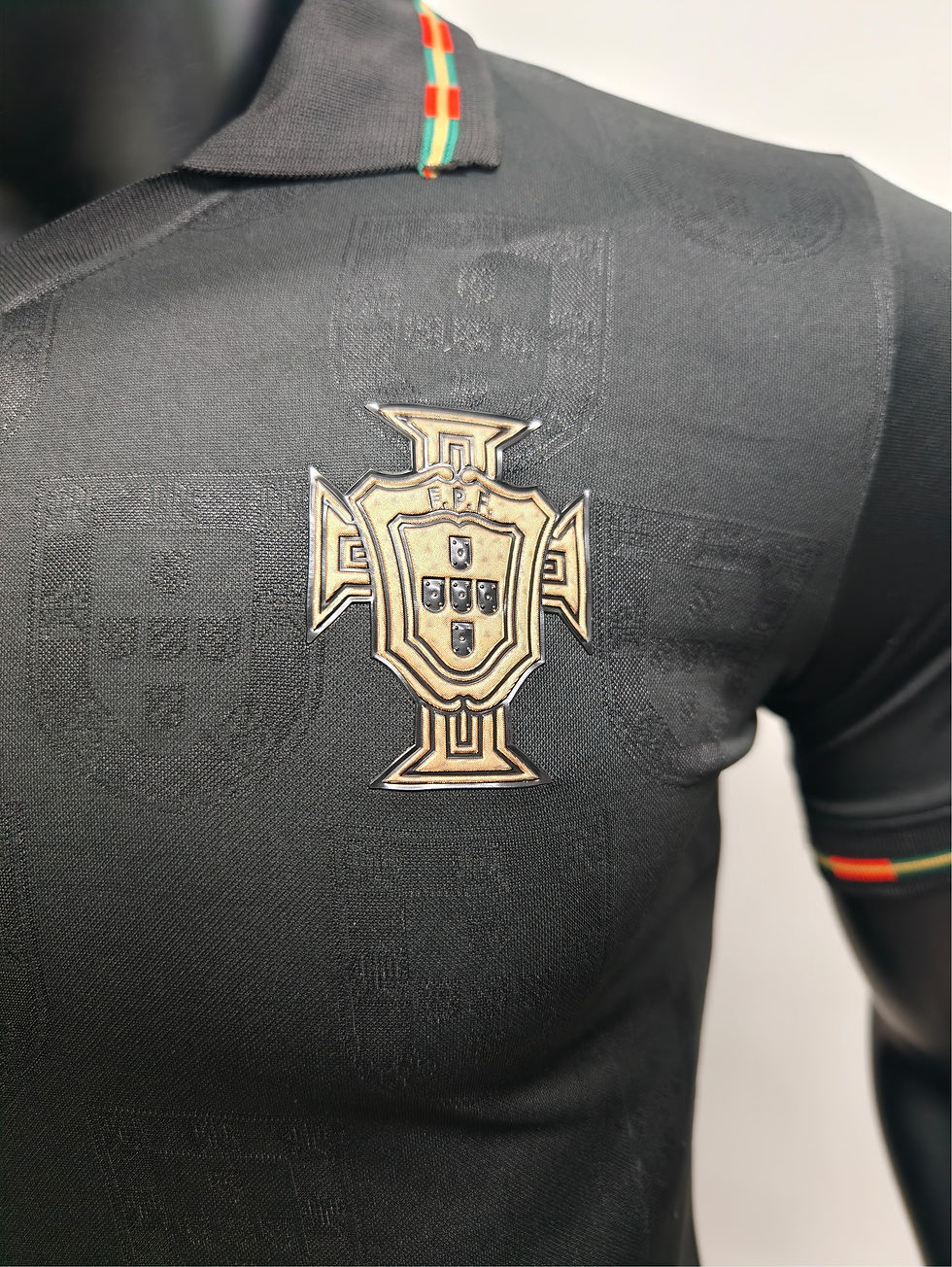 תמונה ממוזערת: חולצת החוץ השחורה של פורטוגל למונדיאל 2026 – שחור | נוער + בוגרים
