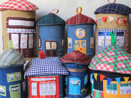 Des maisons pour ranger les petites choses.