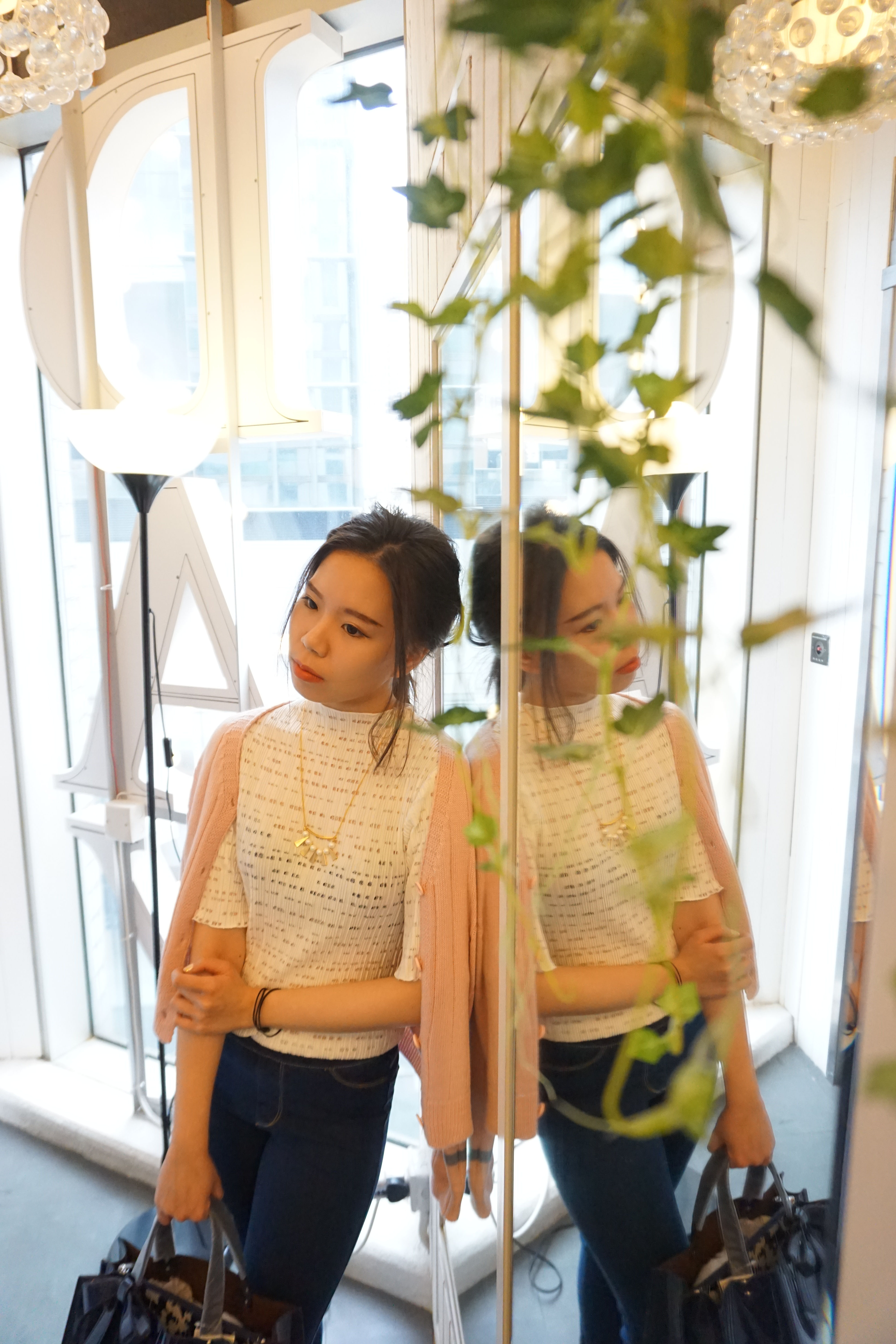 S/Slv Lace Tops_White