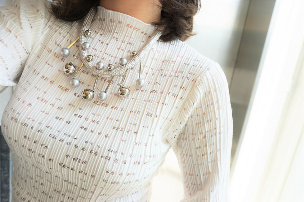 Thumbnail: S/Slv Lace Tops_White