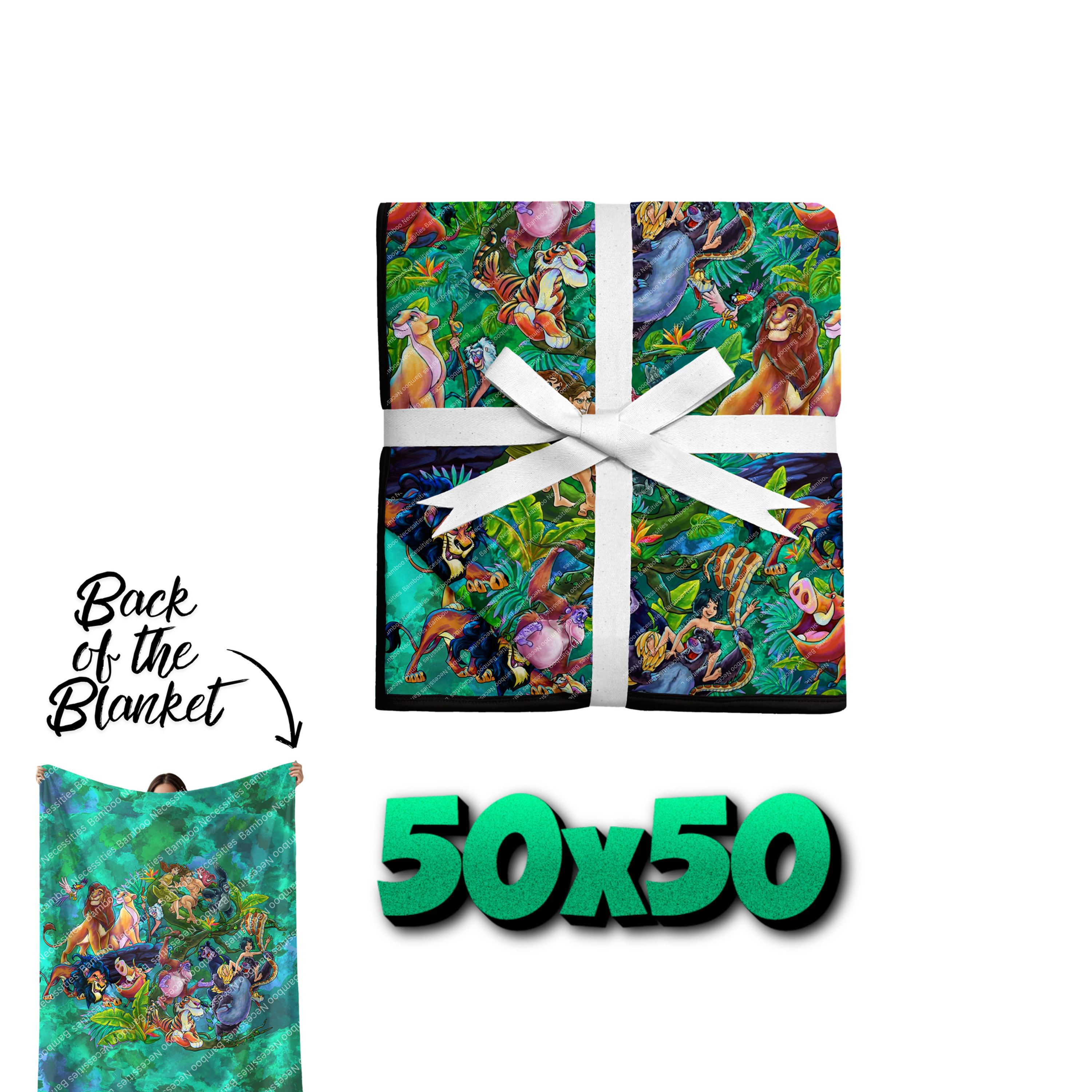 Jungle Fever 50x50 Triple Layer Cuddle Me Blanket 