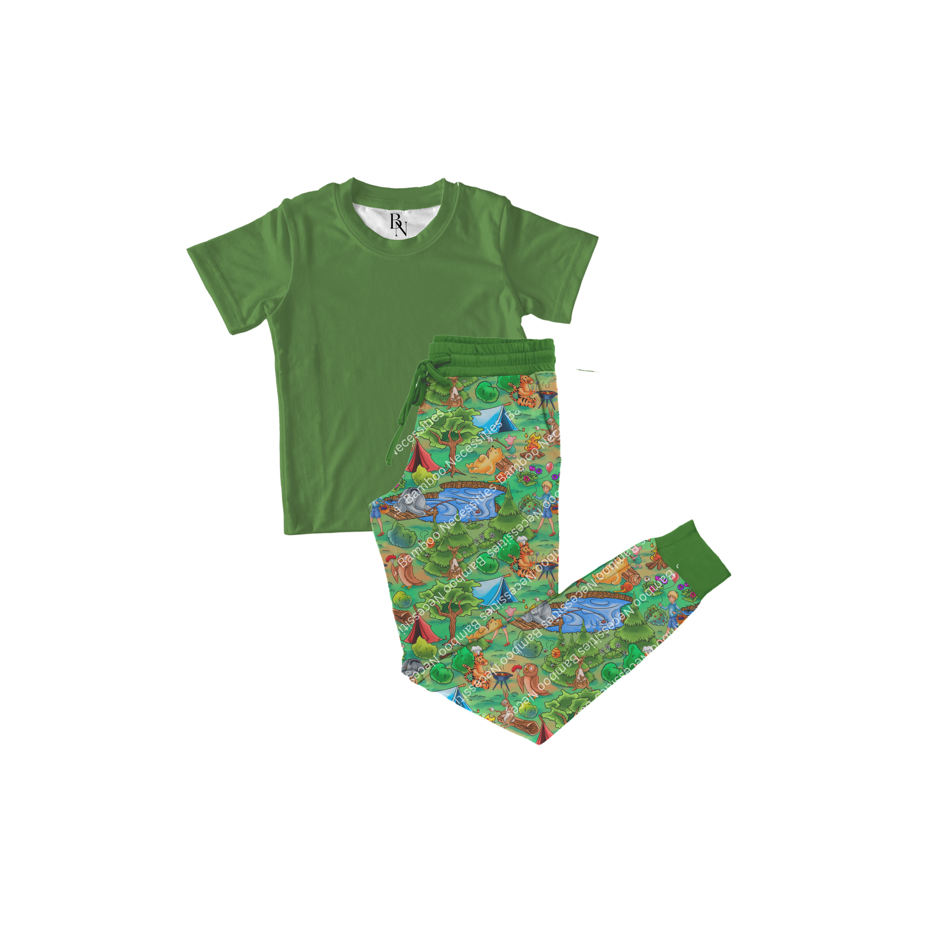 Camp Honey (Youth) Short Sleeve Shirt/Jogger Pants 
