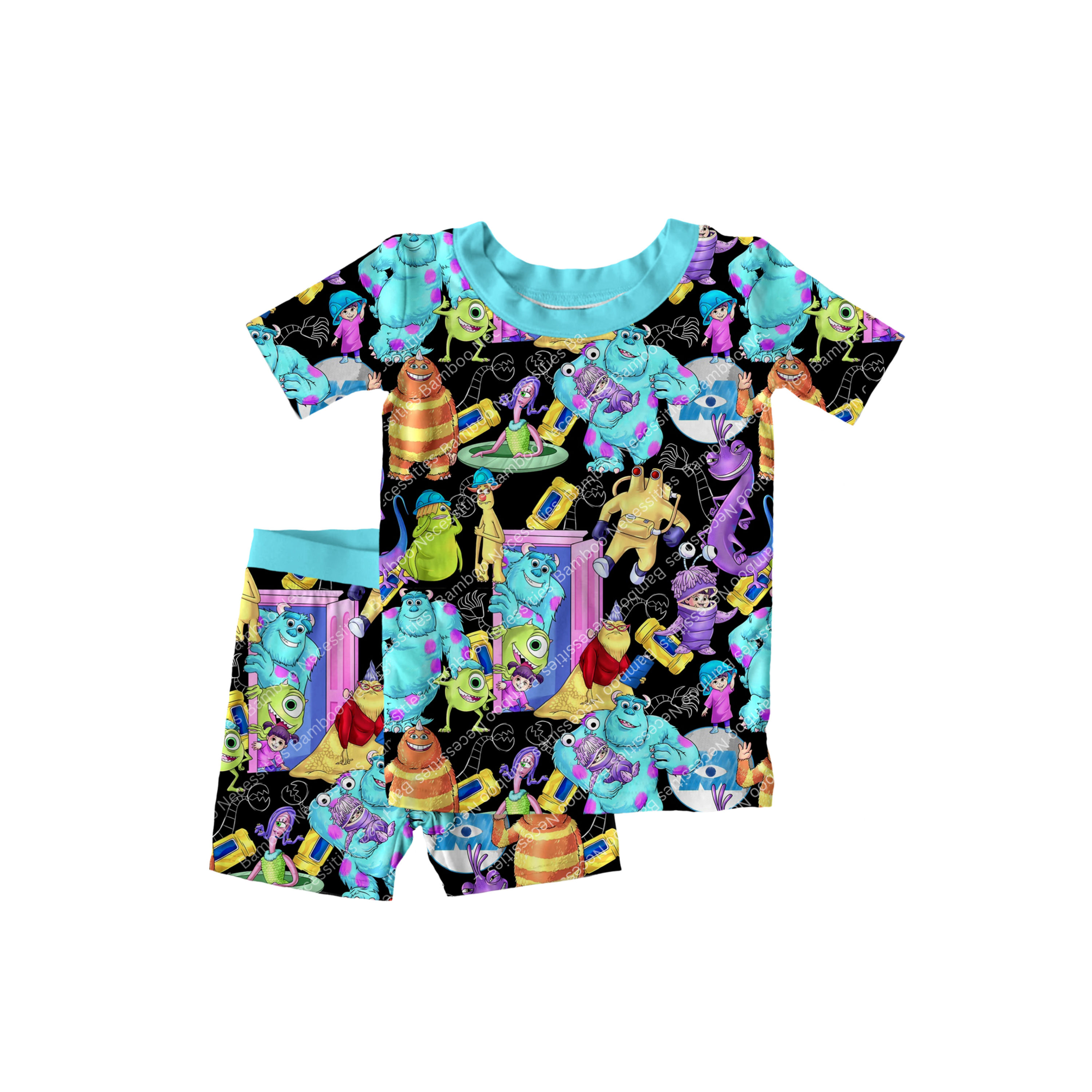 Always Watching Two Piece Short Sleeve Shirt & Shorts