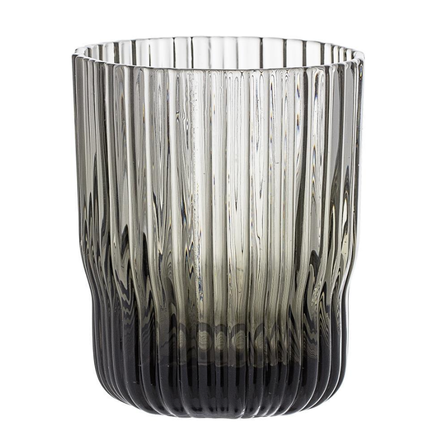 Ribbed Drinking Glasses