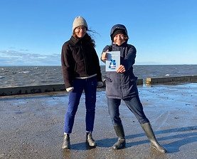 Photo de la conteuse Mafane et d'Adèle Tourte des Éditions PLnète Rebelle