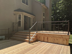 Cedar Decking with Westbury Verticable R