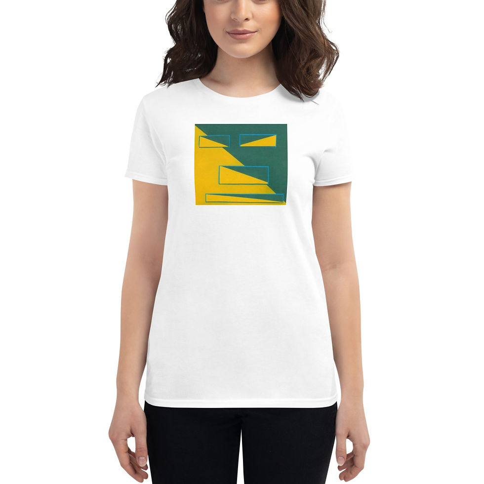 Thumbnail: Half Squared Women's Short Sleeve T-shirt