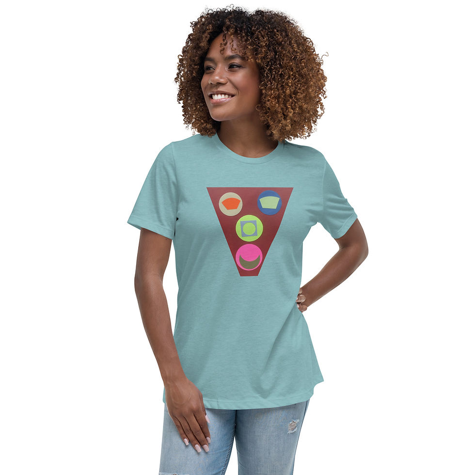 Thumbnail: Big Dotted Women's Relaxed T-Shirt