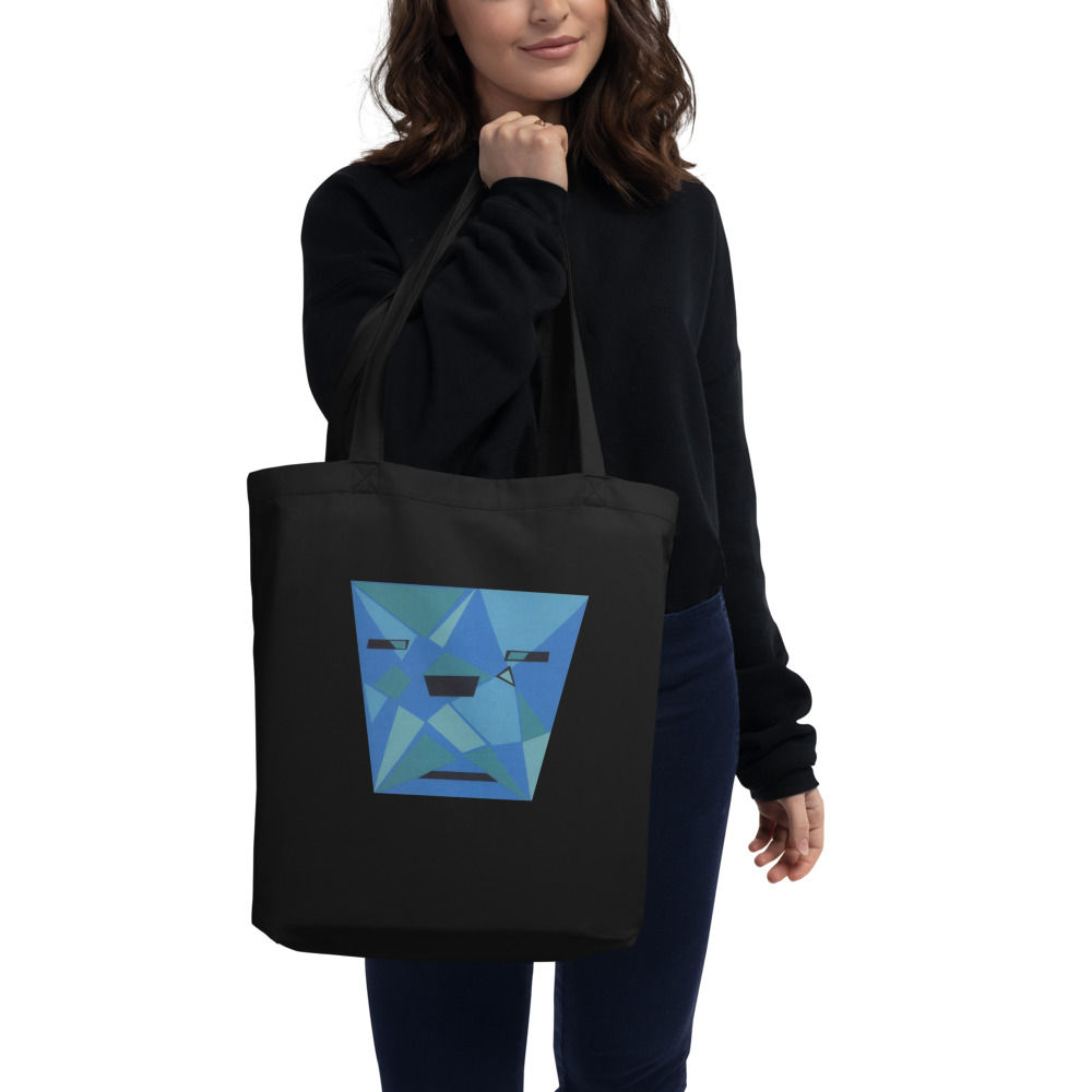 Blue Shades Bot Eco Tote Bag