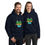 Thumbnail: Couple Wearing "3 Colors Tripod" Unisex Hoodies