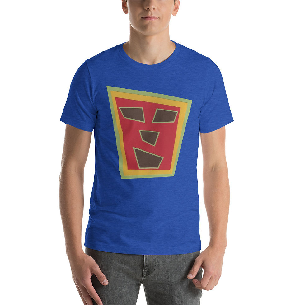 Thumbnail: Dark Blue Aliens Invader Men's Graphic T-Shirt