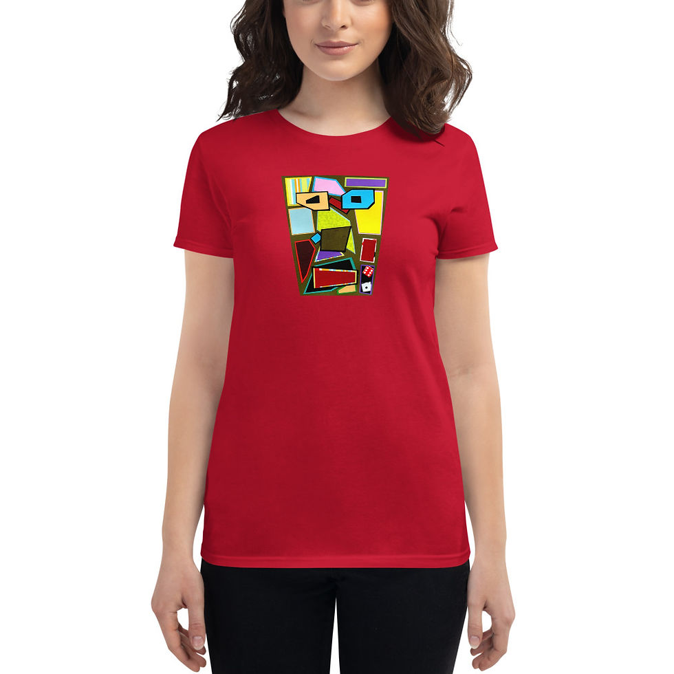 Thumbnail: Scattered Mess Women's Short Sleeve T-shirt