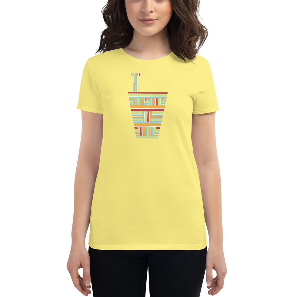 Thumbnail: Striped Engineering Women's Short Sleeve T-shirt