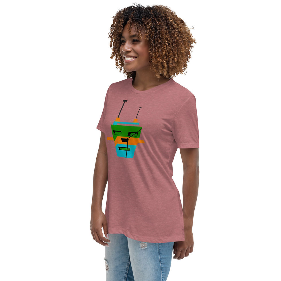 Thumbnail: 3 Layers Tripod Women's Relaxed T-Shirt