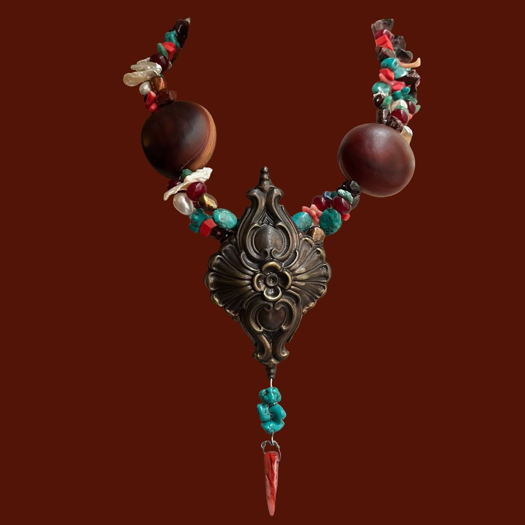 Amuleto Colar Olho de Boi