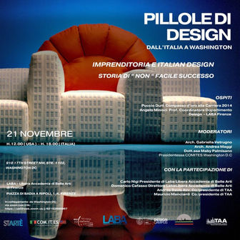 24° PILLOLA di DESIGN - Imprenditoria e Italian Design - Storia di "non" facile successo - venerdì 21 novembre 2025