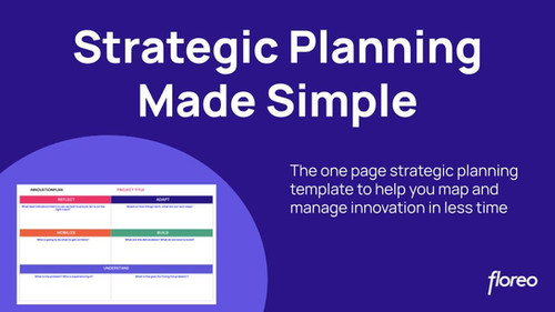 One Page Strategic Plan Template | FLOREO LABS