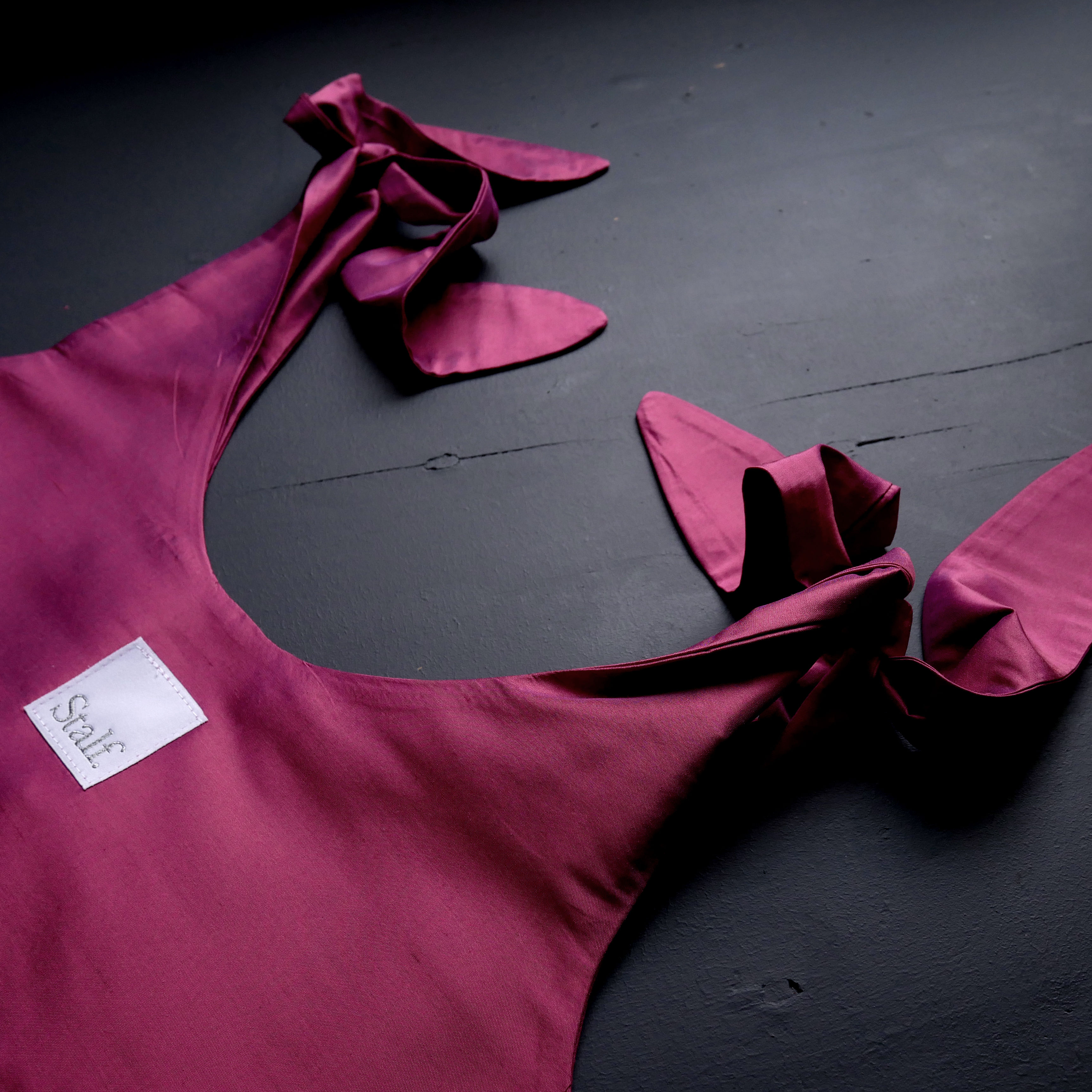 Bunny Dress - Raspberry Silk (Archive Sale)