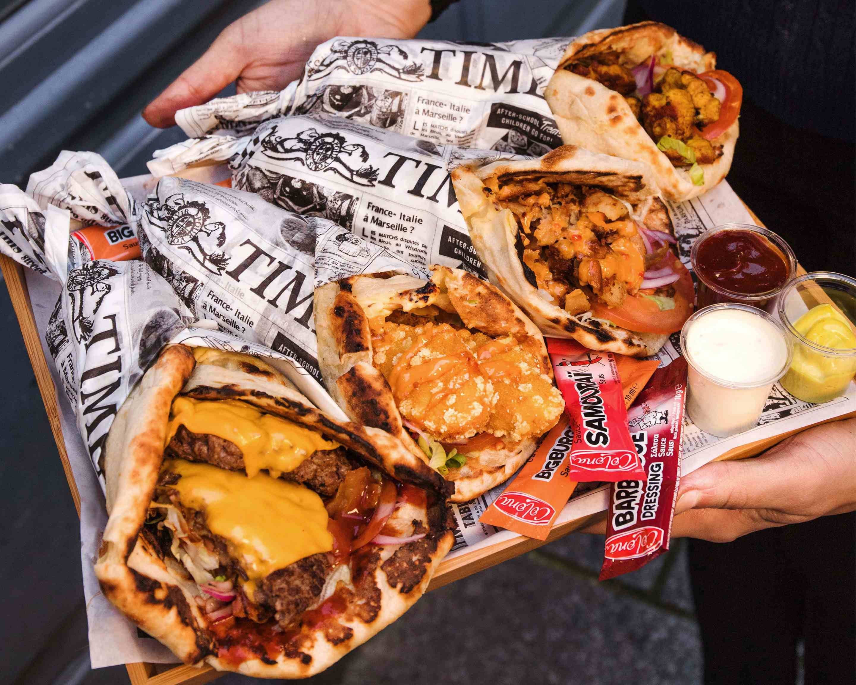 Arranged Food and Objects