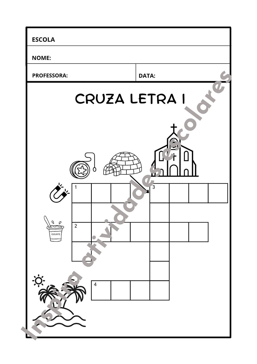 Miniatura: Cruzadinhas de I