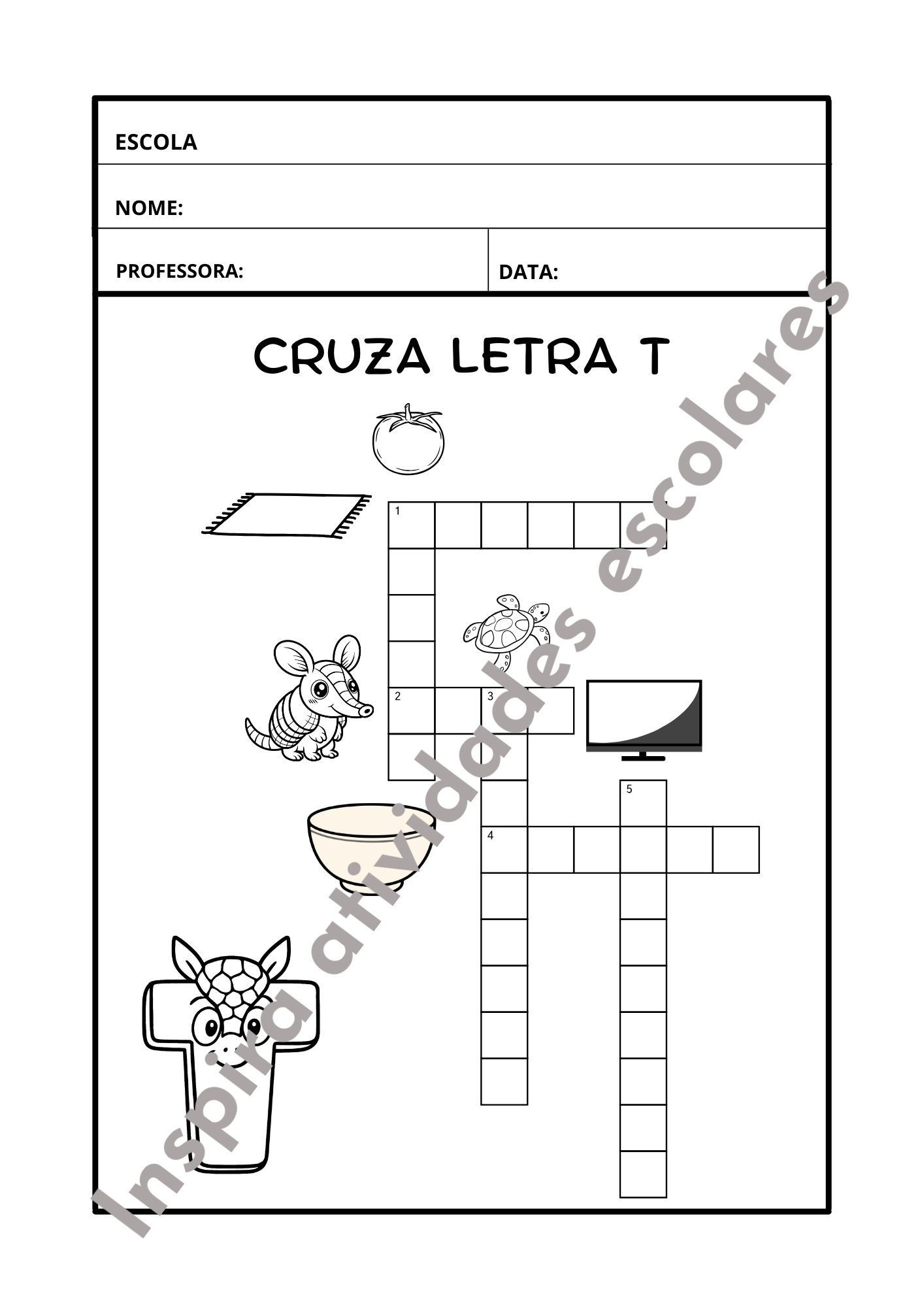 Cruzadinhas de T a Z