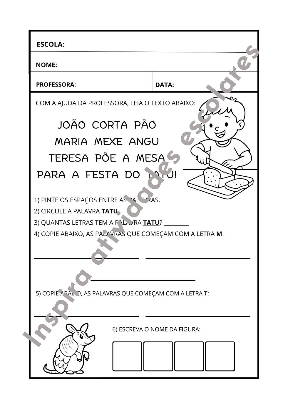 Parlenda João corta pão