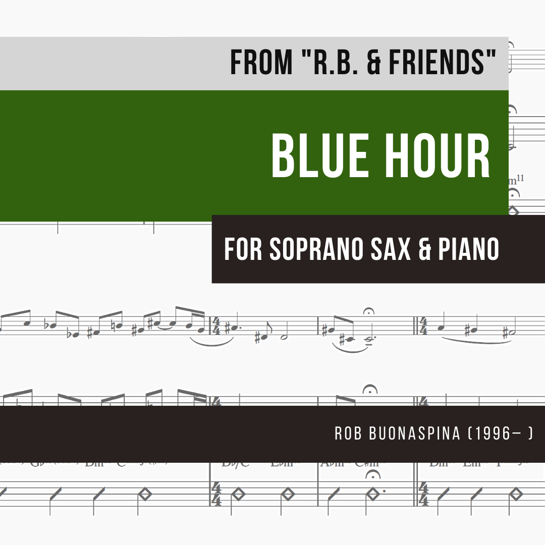 Blue Hour — lead sheet (R. Buonaspina) (from R.B. & Friends)