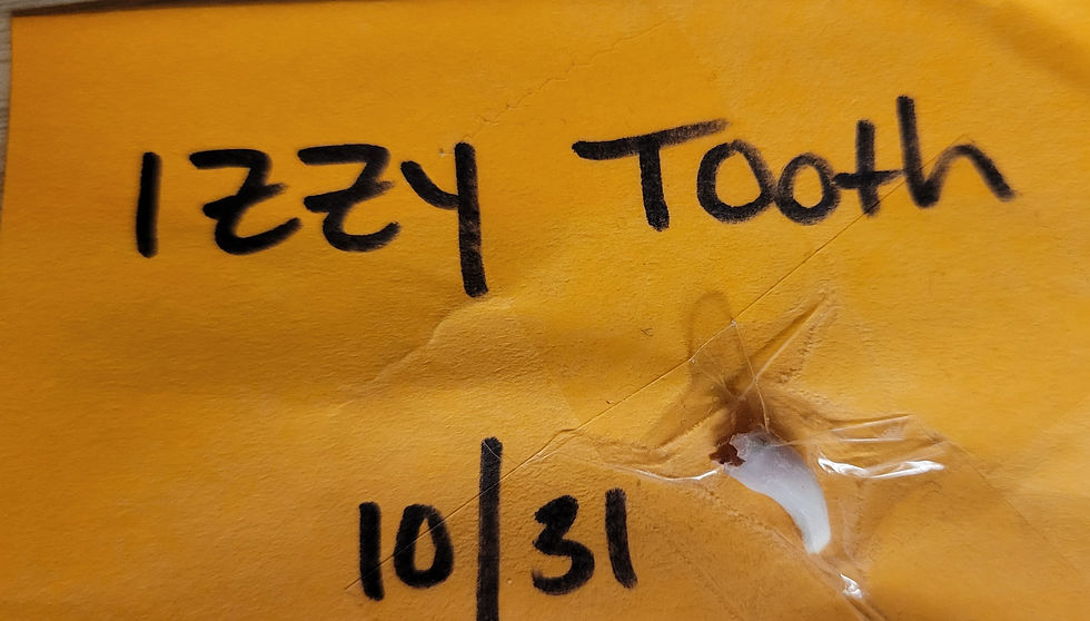 She lost a tooth at daycare today.