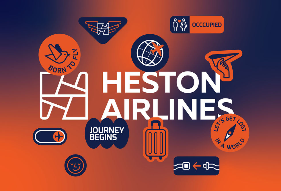 Heston sticker collection