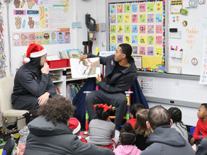UD Student-Athletes Spread Holiday Cheer at Local Elementary School