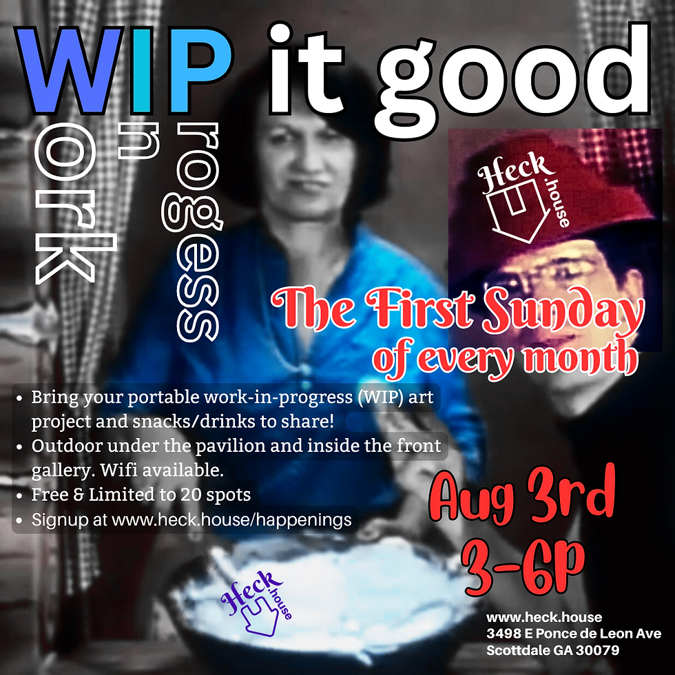 August's WIP (Work-in-Progress) it good