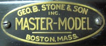 Geo. B. Stone Master-Model Drum Badge, 1923 - mid 1930s