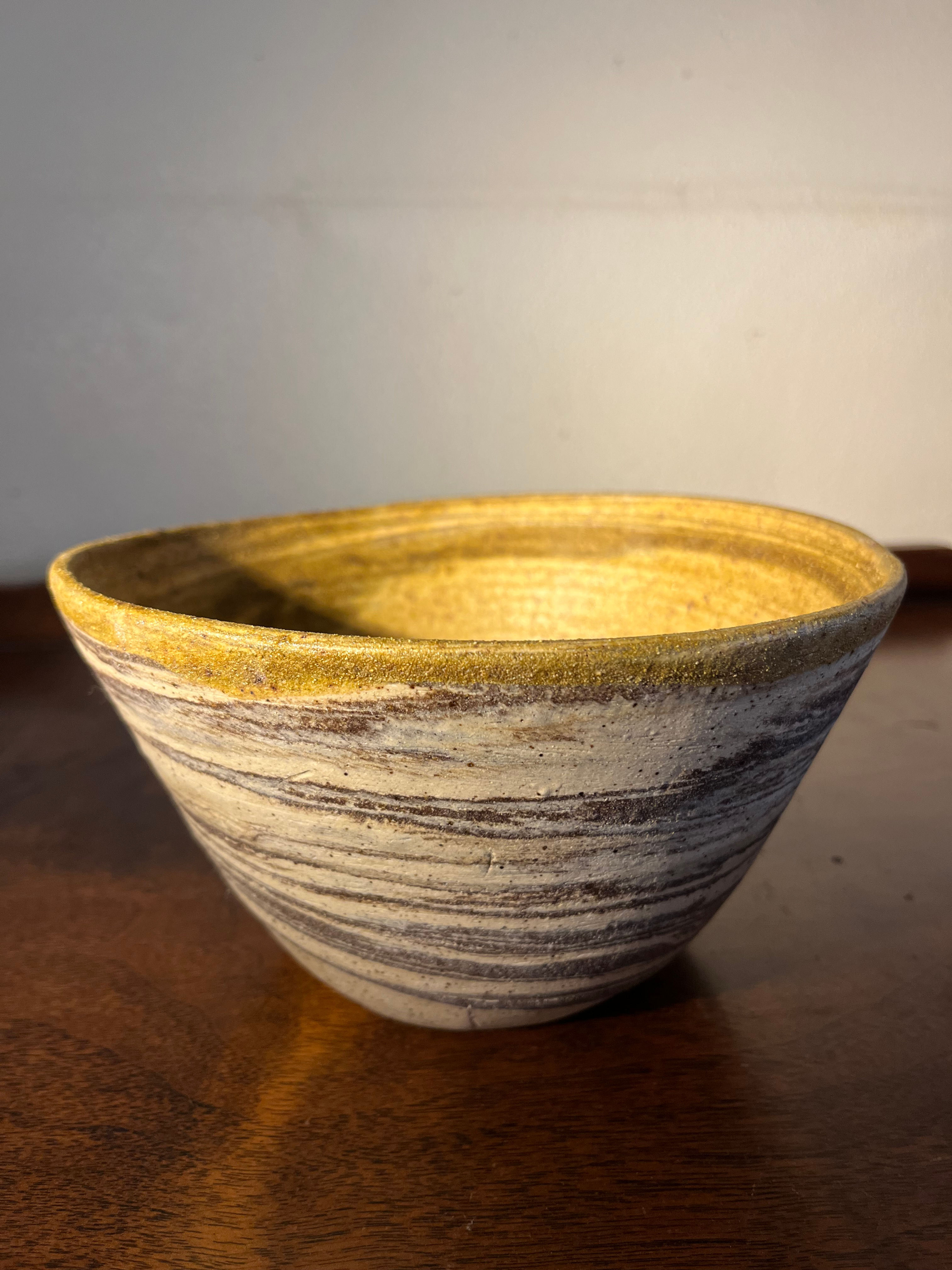 Marbled Wild Clay and Stoneware Bowl.