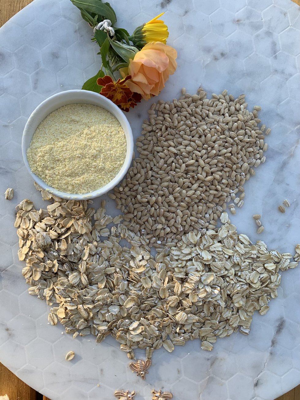 Natural Skincare with Grains 