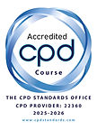 accredited CPD logo for 2025