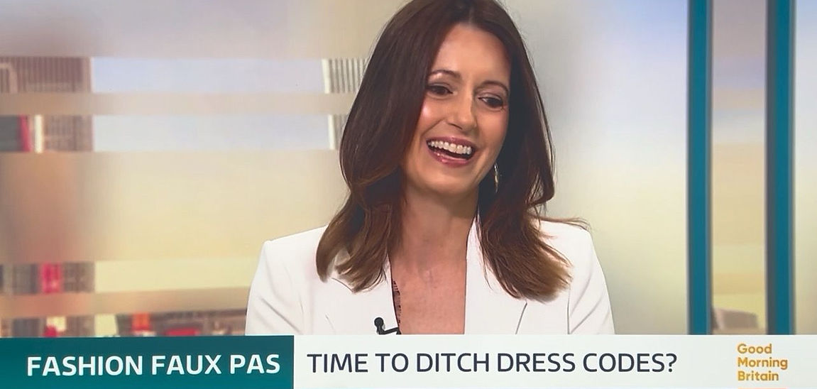Laura Windsor smiling on GMB