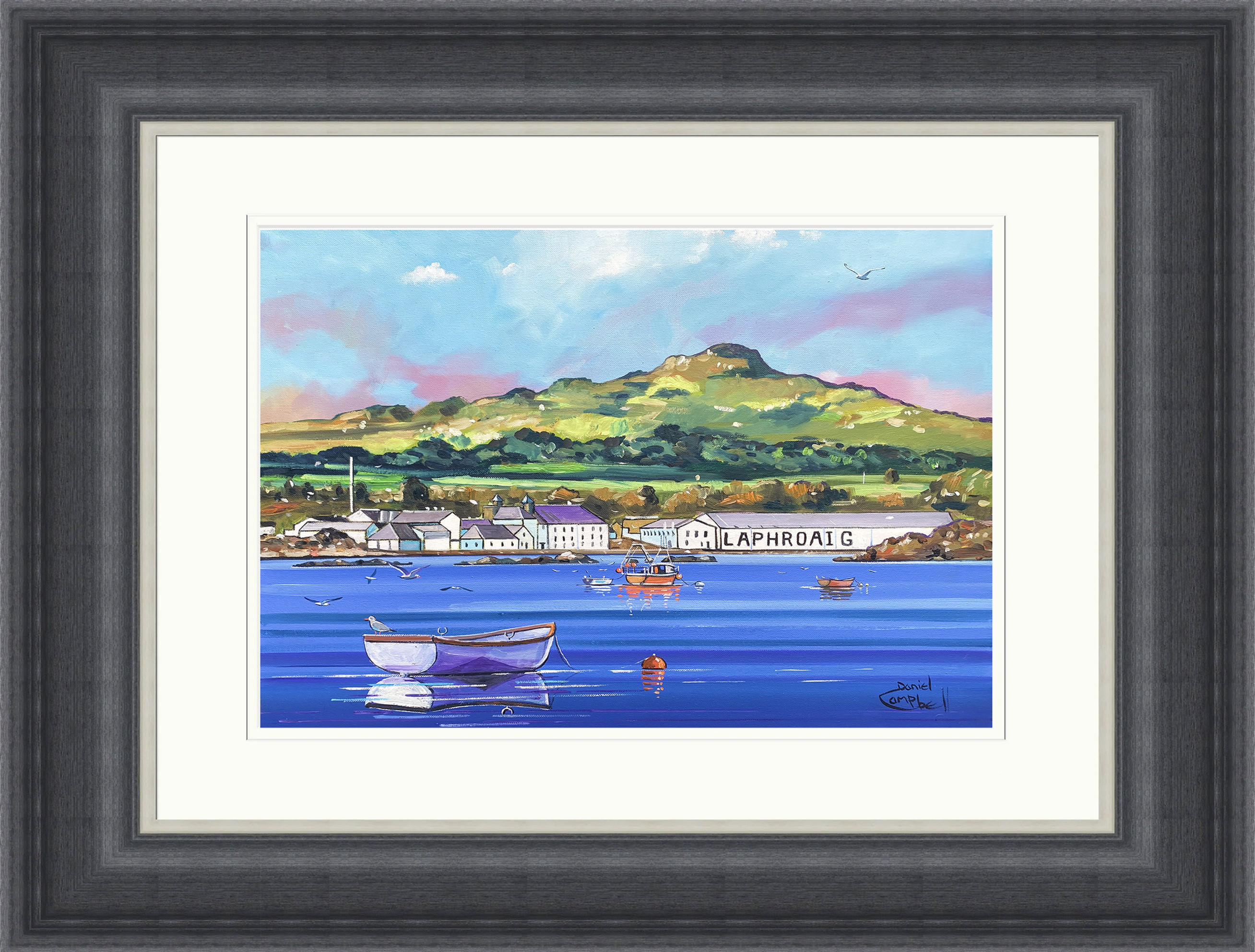 Laphroig - Framed Signed Limited Edition Giclee Print