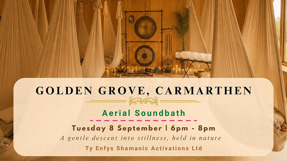 Aerial Soundbath at Golden Grove -  8 September