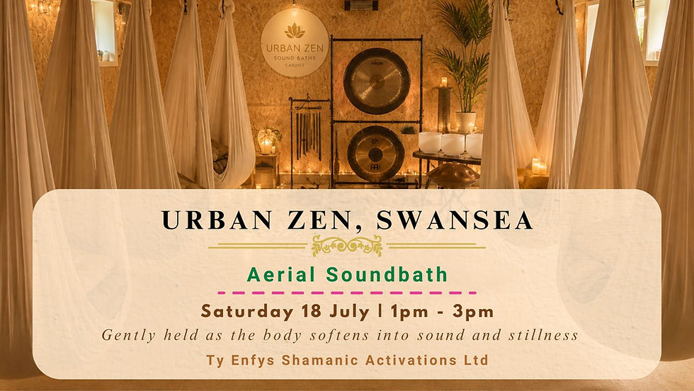 Aerial Soundbath at Urban Zen, Swansea - 18 July 2026