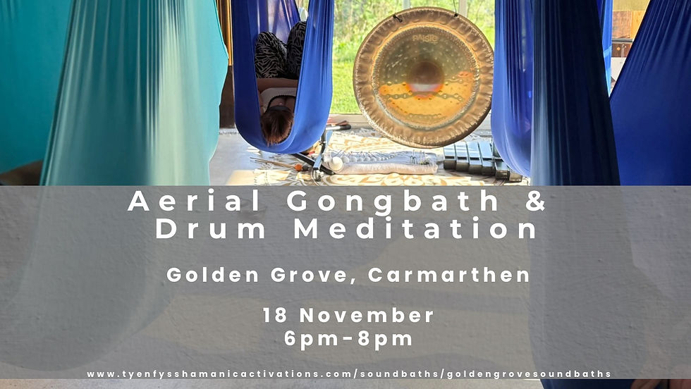 Aerial Soundbath at Golden Grove, Carmarthen -  18 November 2025