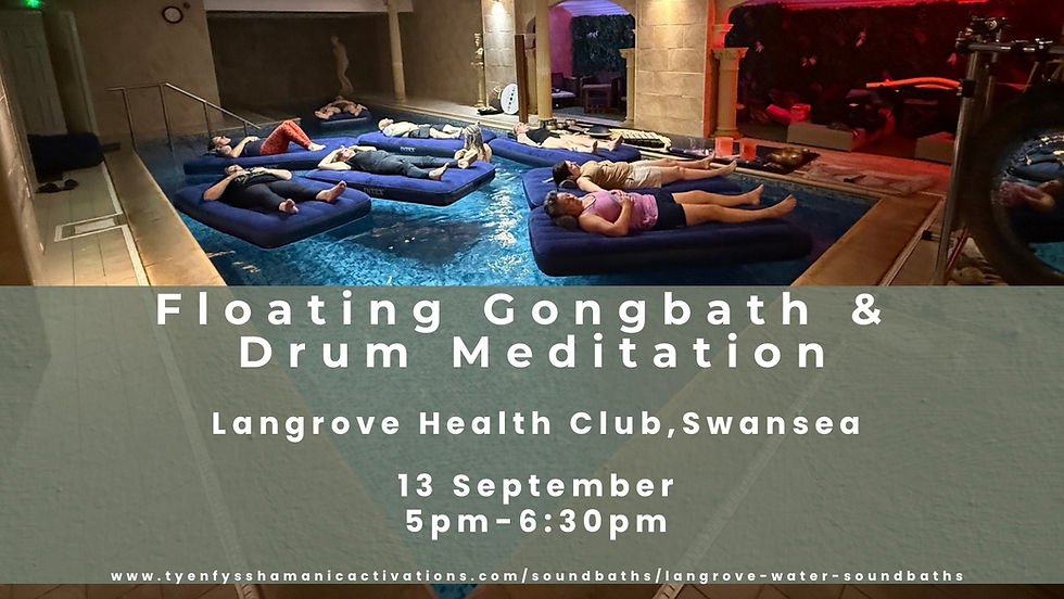 Floating Soundbath at Langrove Health Club, Parkmill, Swansea - 13 September 2025