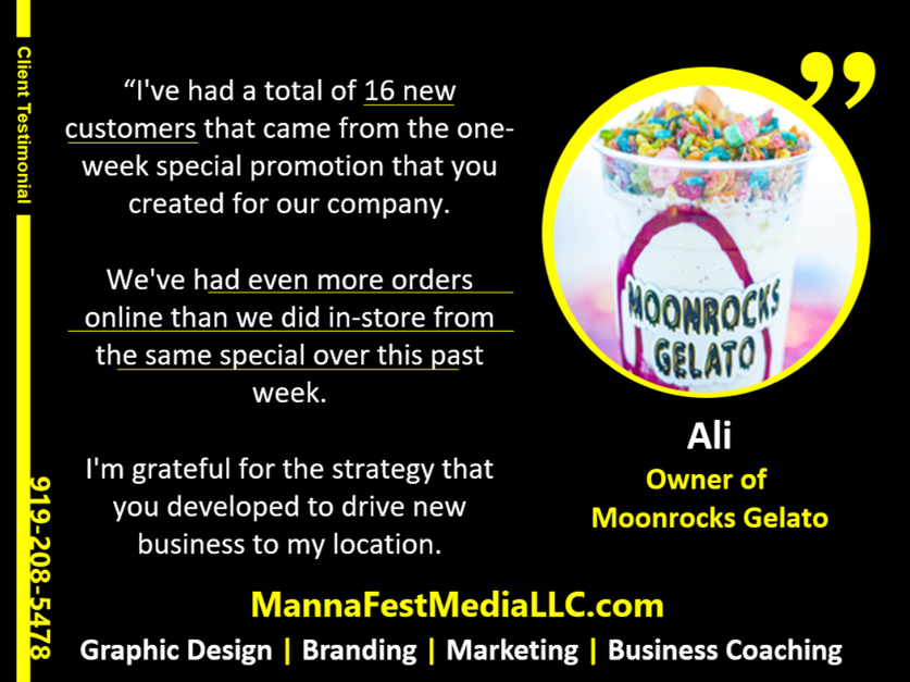 Client Testimonial #03 - Ali - Moonrocks Gelato